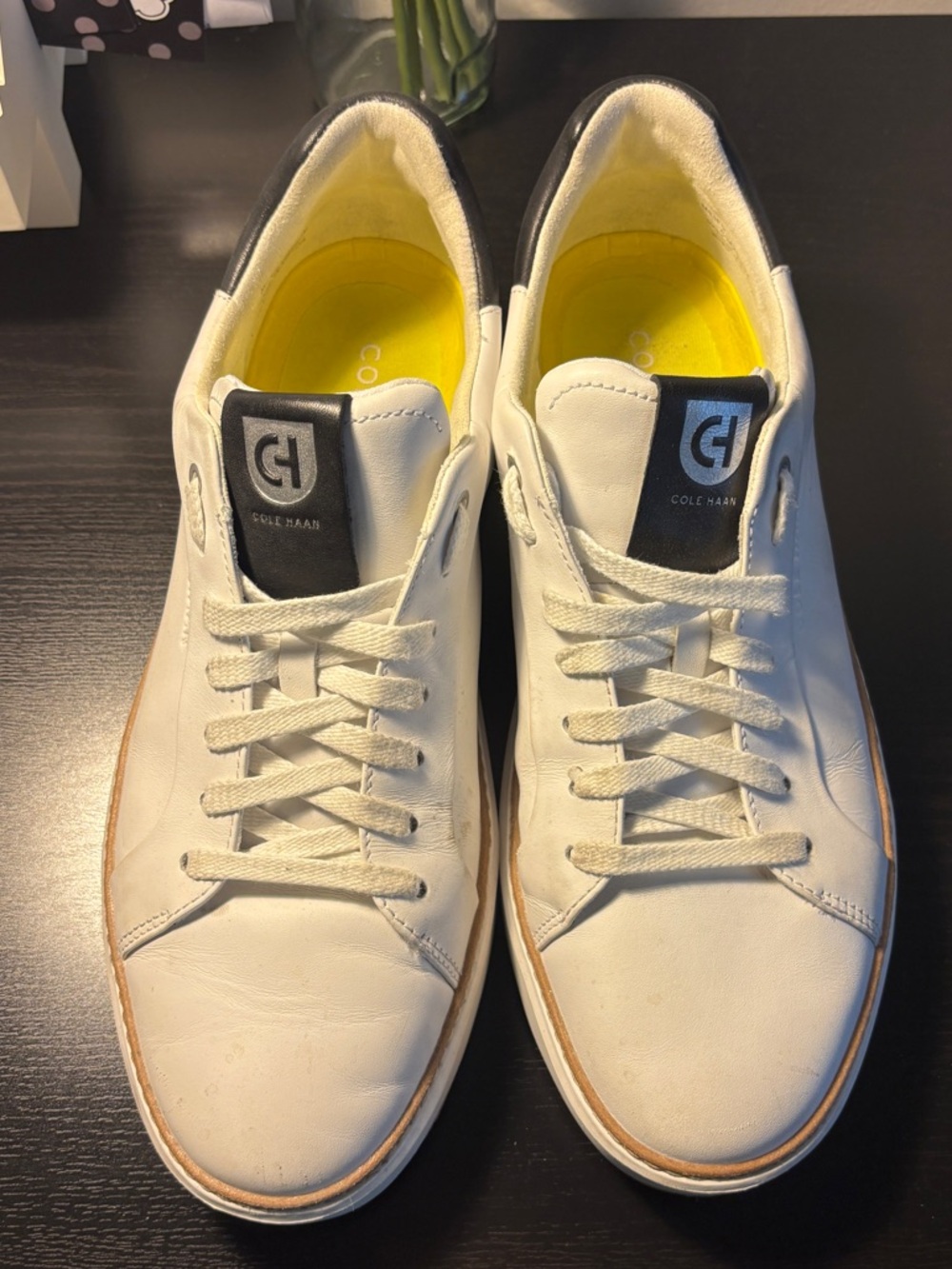 Cole Haan White leather sneaker